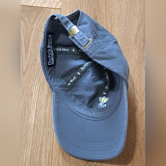 Dutch Bros Tulip Dad Hat Gray With Yellow Flower - Picture 7 of 7